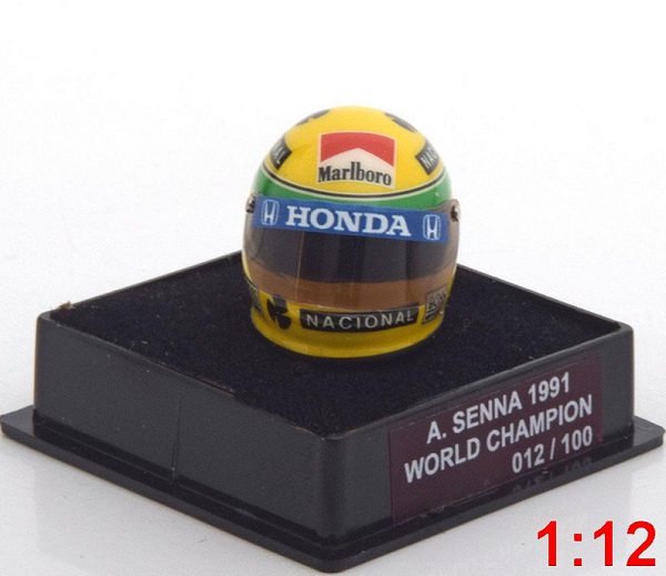 Модель 1:12 McLaren Helm Weltmeister World Champions Collection (Ayrton Senna) (L.E.100pcs)